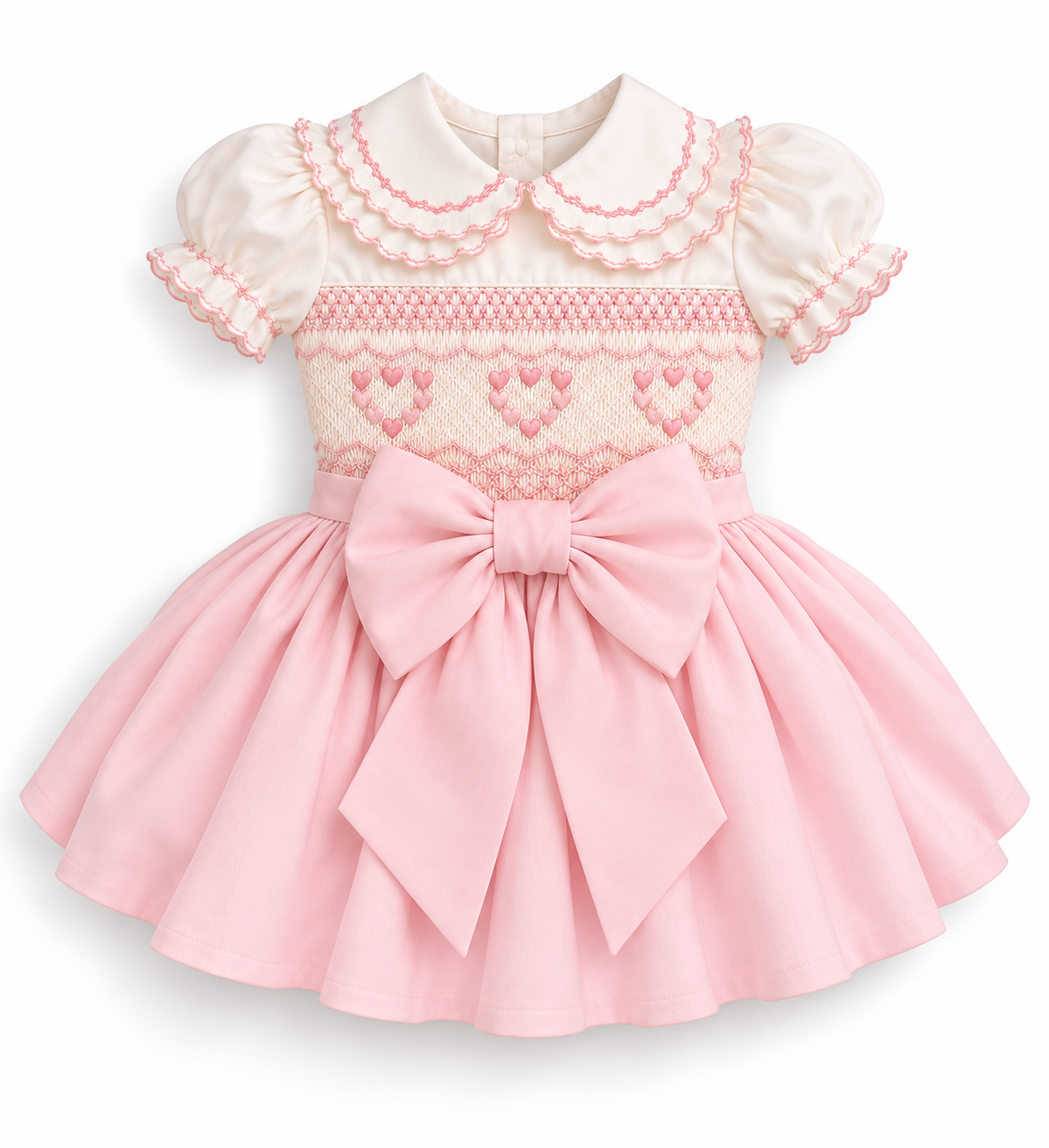 LPP VALENTINES COLLECTION - Strawberries and cream smock dress (DELIVERY JANUARY)