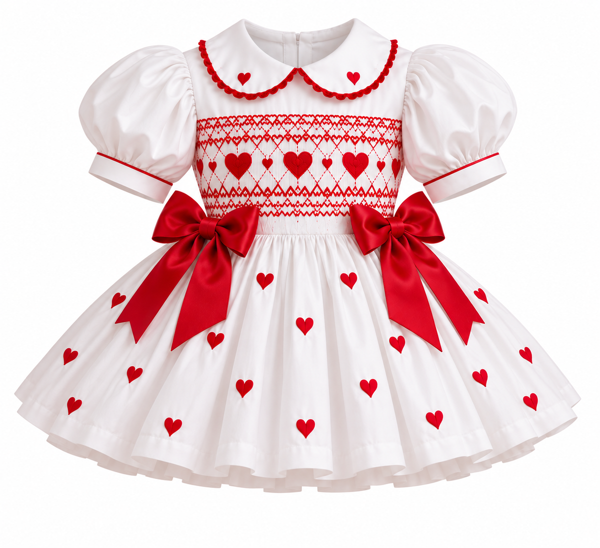 LPP VALENTINES COLLECTION - Love hearts smock dress (DELIVERY JANUARY)