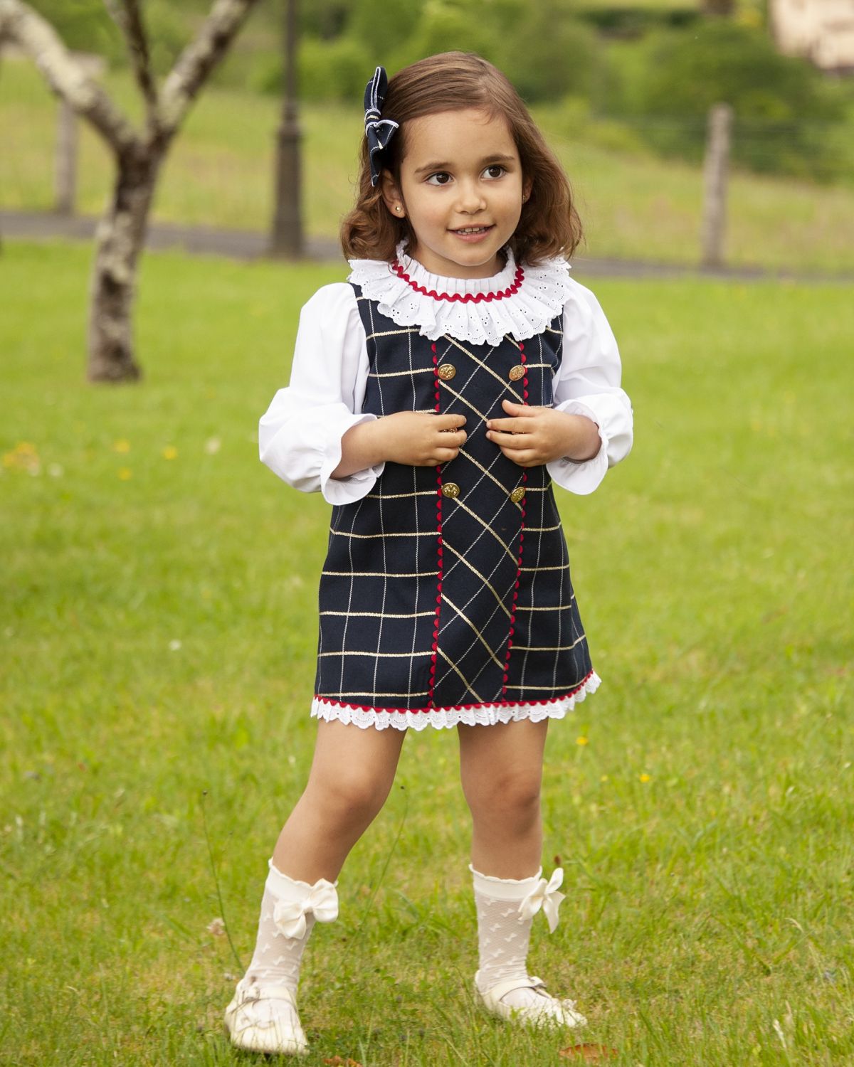 SONATA PREORDER (4-6wk turnaround) - Navy A-Line dress IN23-14