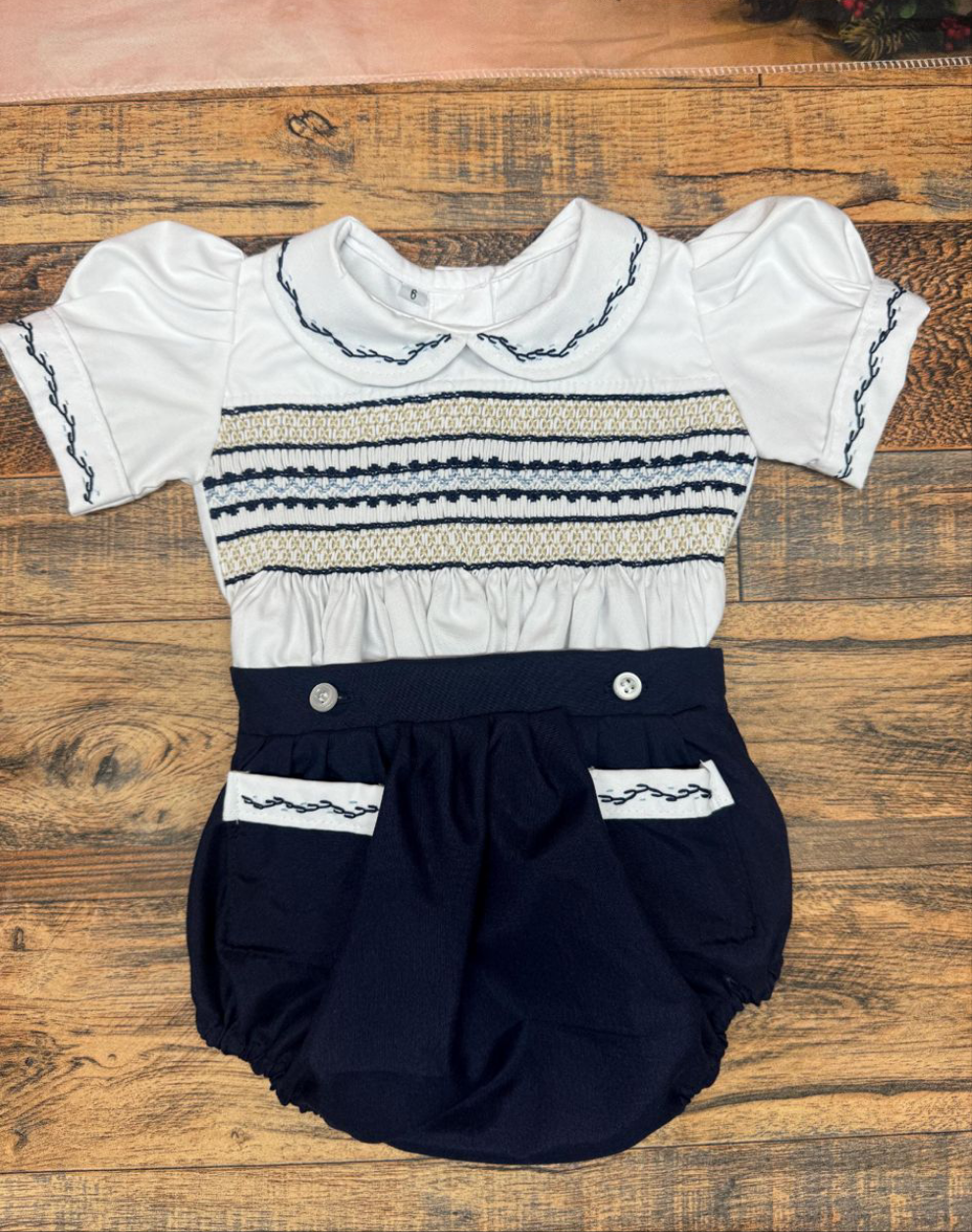 Smocked classic set - HANDMADE IN USA 6-8WK TURNAROUND