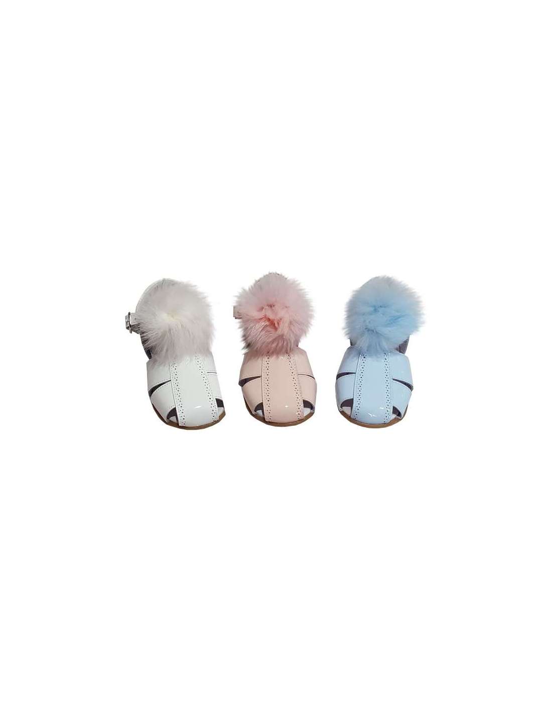 Bambi pom pom sandals (PRE-ORDER - 14 DAY TURNAROUND)