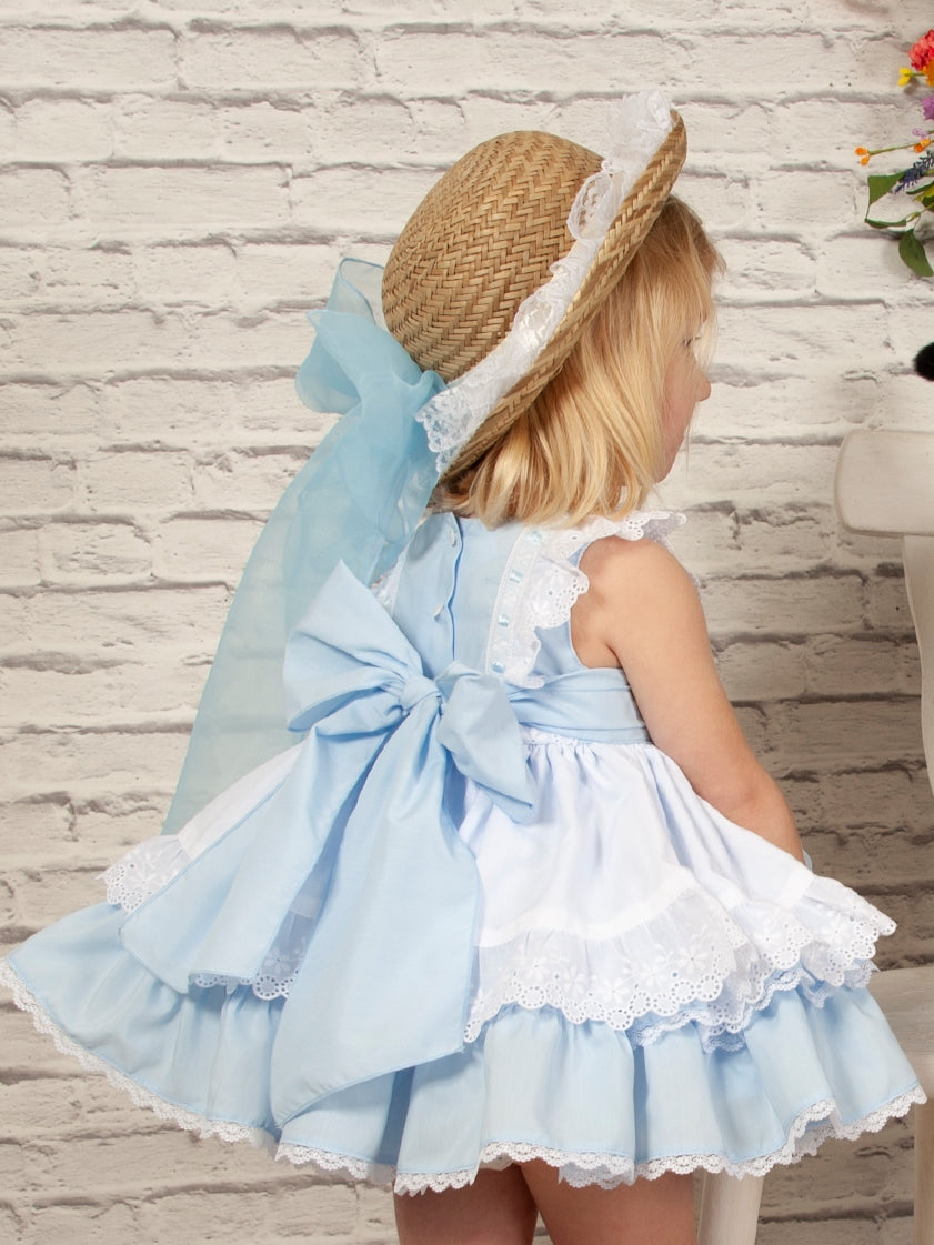 SONATA PREORDER (4-6wk turnaround) - Blue layered puffball dress VE22-20