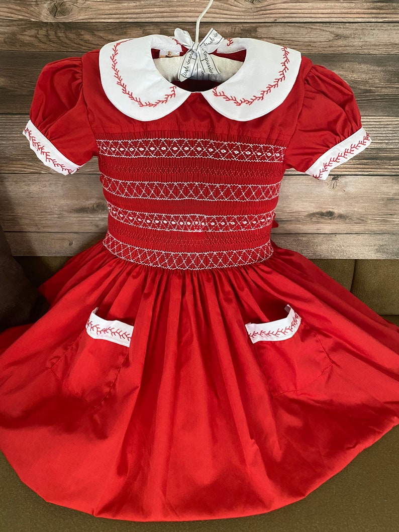 Smocked classic dress - HANDMADE IN USA 6-8WK TURNAROUND