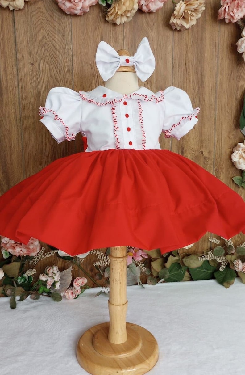 Smocked frills dress - HANDMADE IN USA 6-8WK TURNAROUND
