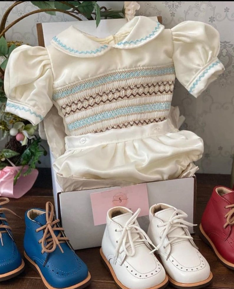 Smocked classic set - HANDMADE IN USA 6-8WK TURNAROUND
