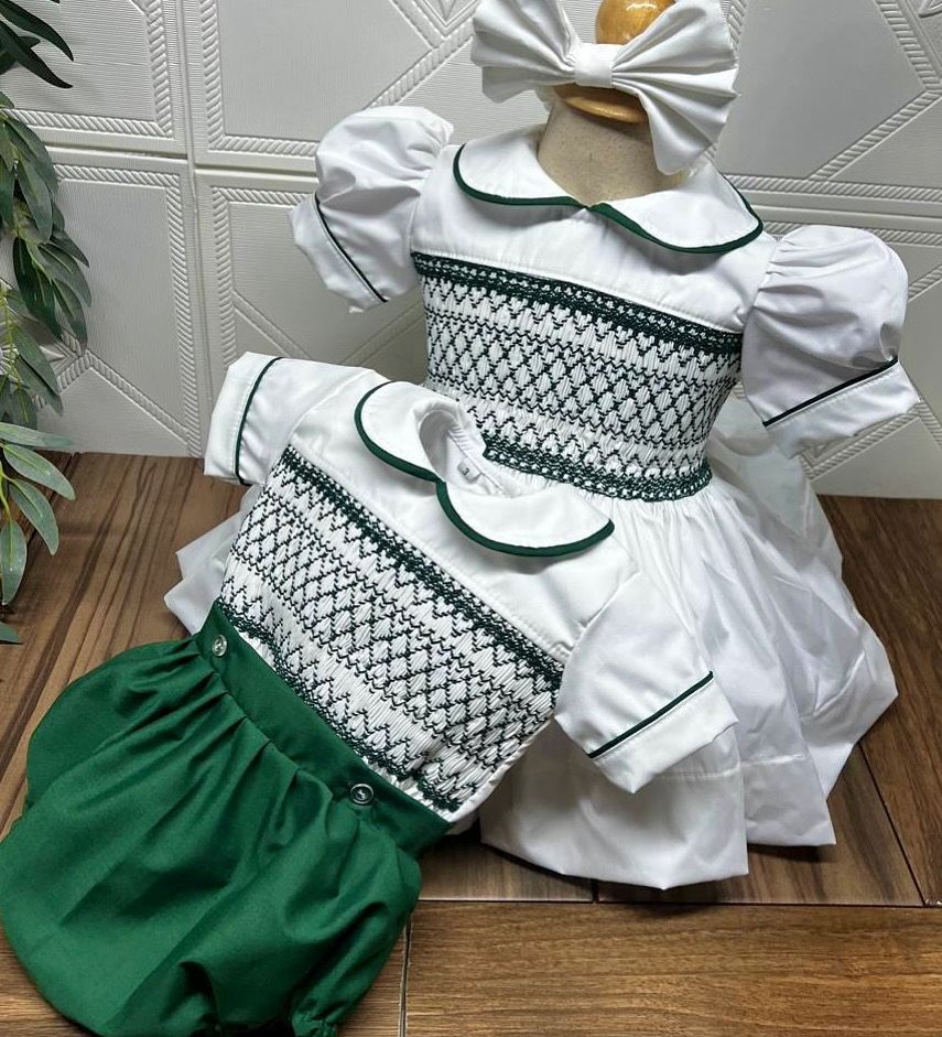 Smocked classic set - HANDMADE IN USA 6-8WK TURNAROUND