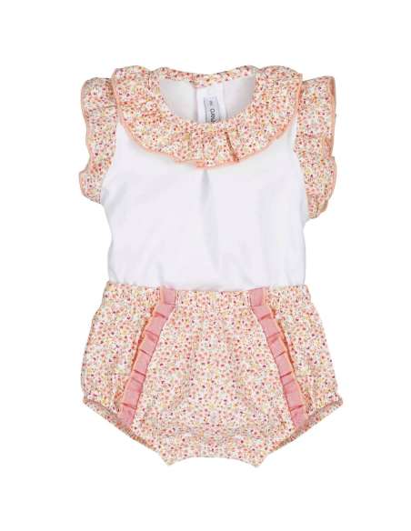 Calamaro frill floral jam pants set - 10-14 DAYS TURNAROUND
