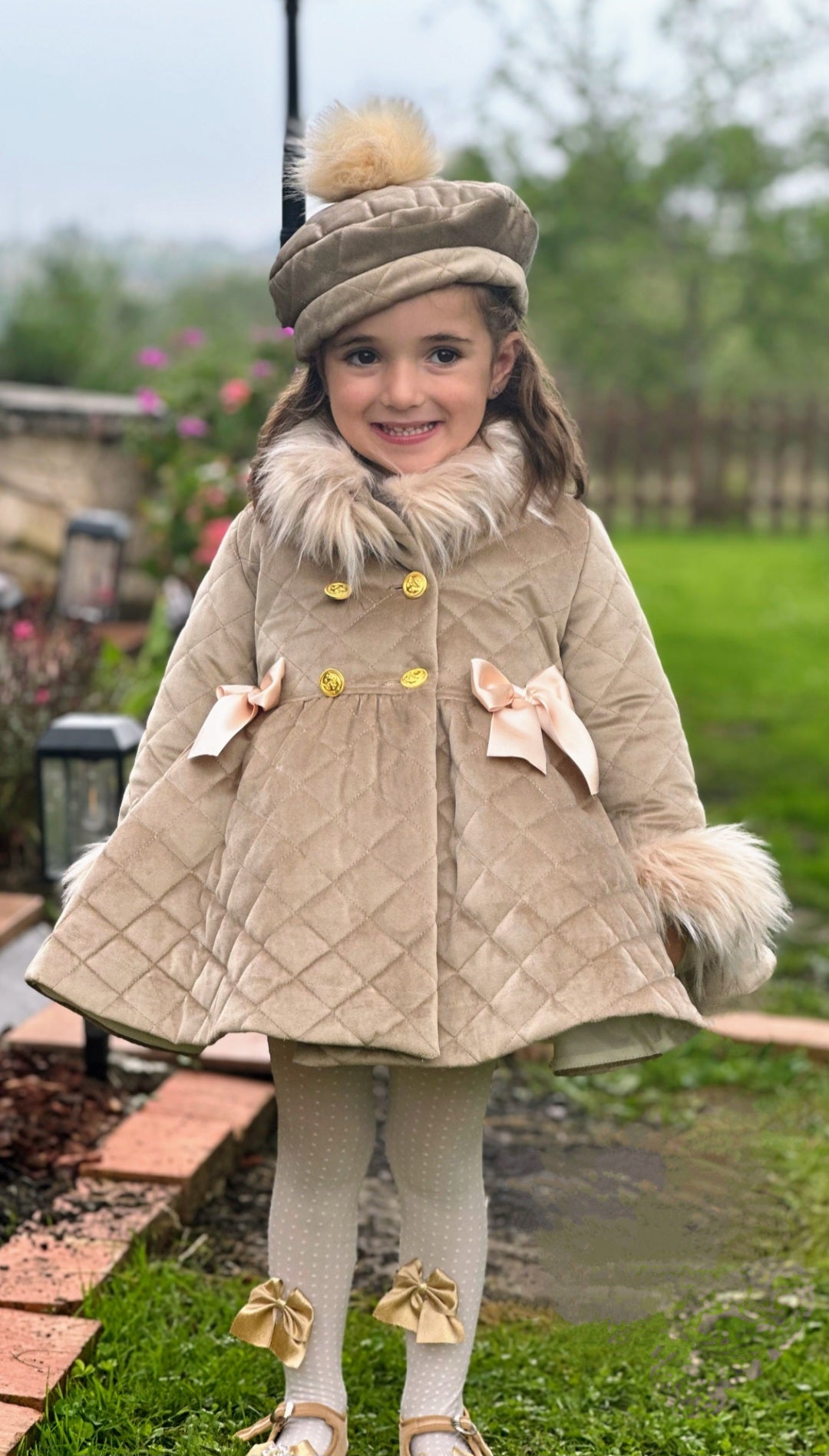 SONATA PREORDER (4-6wk turnaround) - Camel fur coat IN25-17