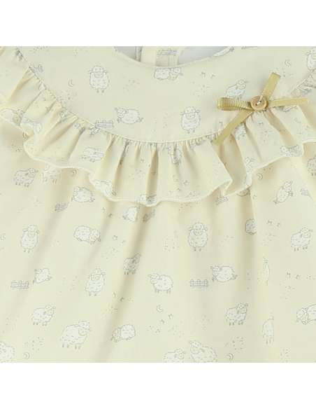 Babyferr sheep dress set - ON ORDER (2-3 weeks turnaround)