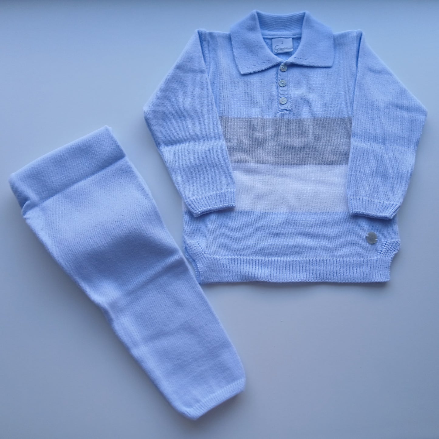 GRANLEI IN STOCK blue block tracksuit