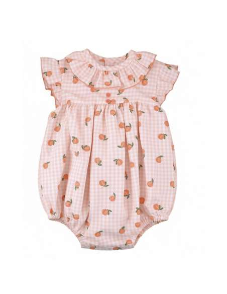 Babyferr peach romper - 10-14 DAYS TURNAROUND