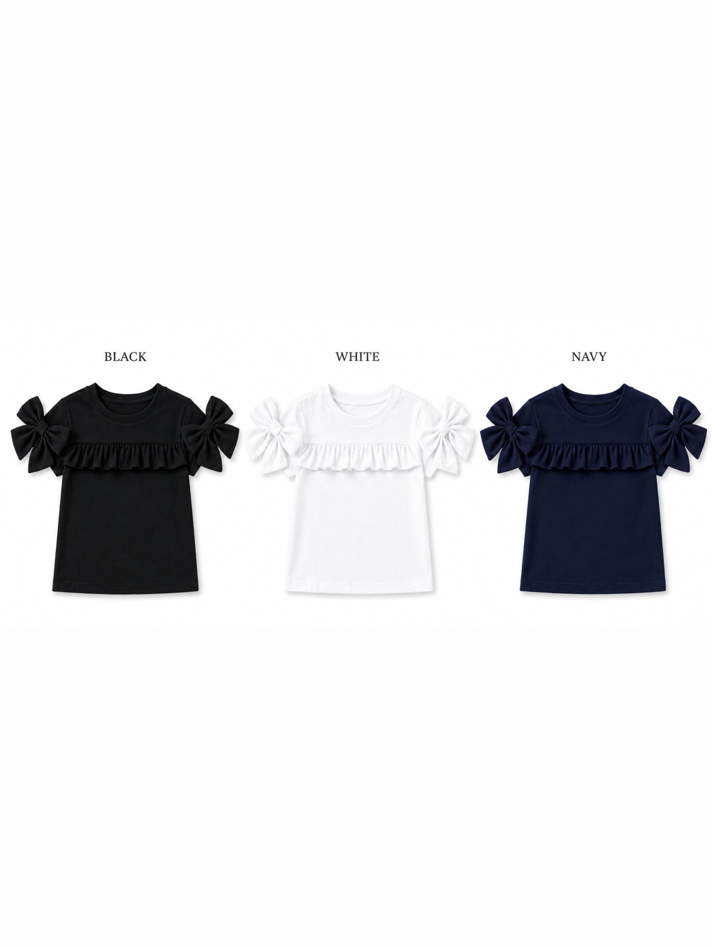 LPP X MAELI EXCLUSIVE SPANISH UNIFORM P.E KIT Frilly Bow T-Shirt - DELIVERY MID AUGUST