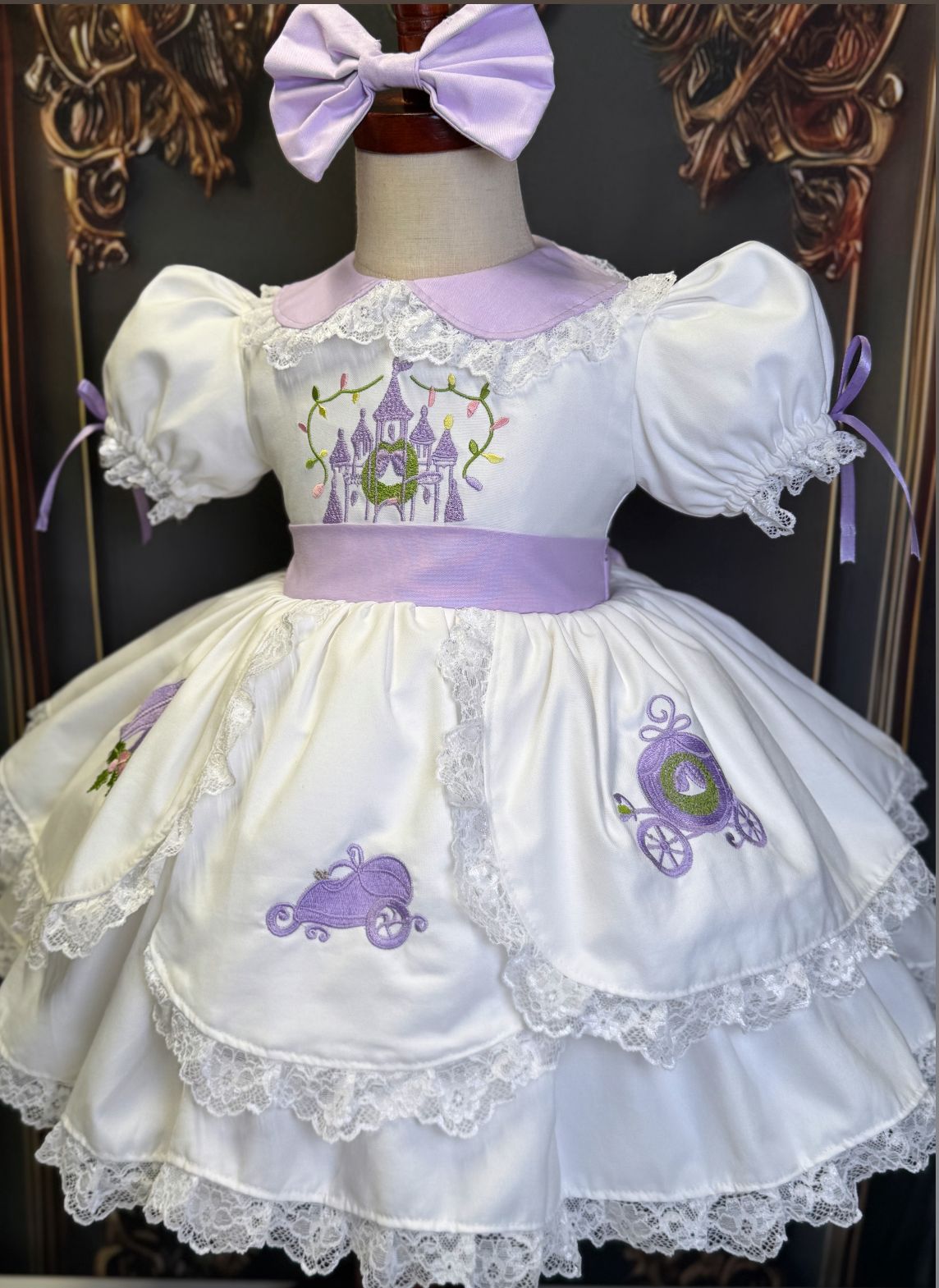 Smocked classic dress - HANDMADE IN USA 6-8WK TURNAROUND