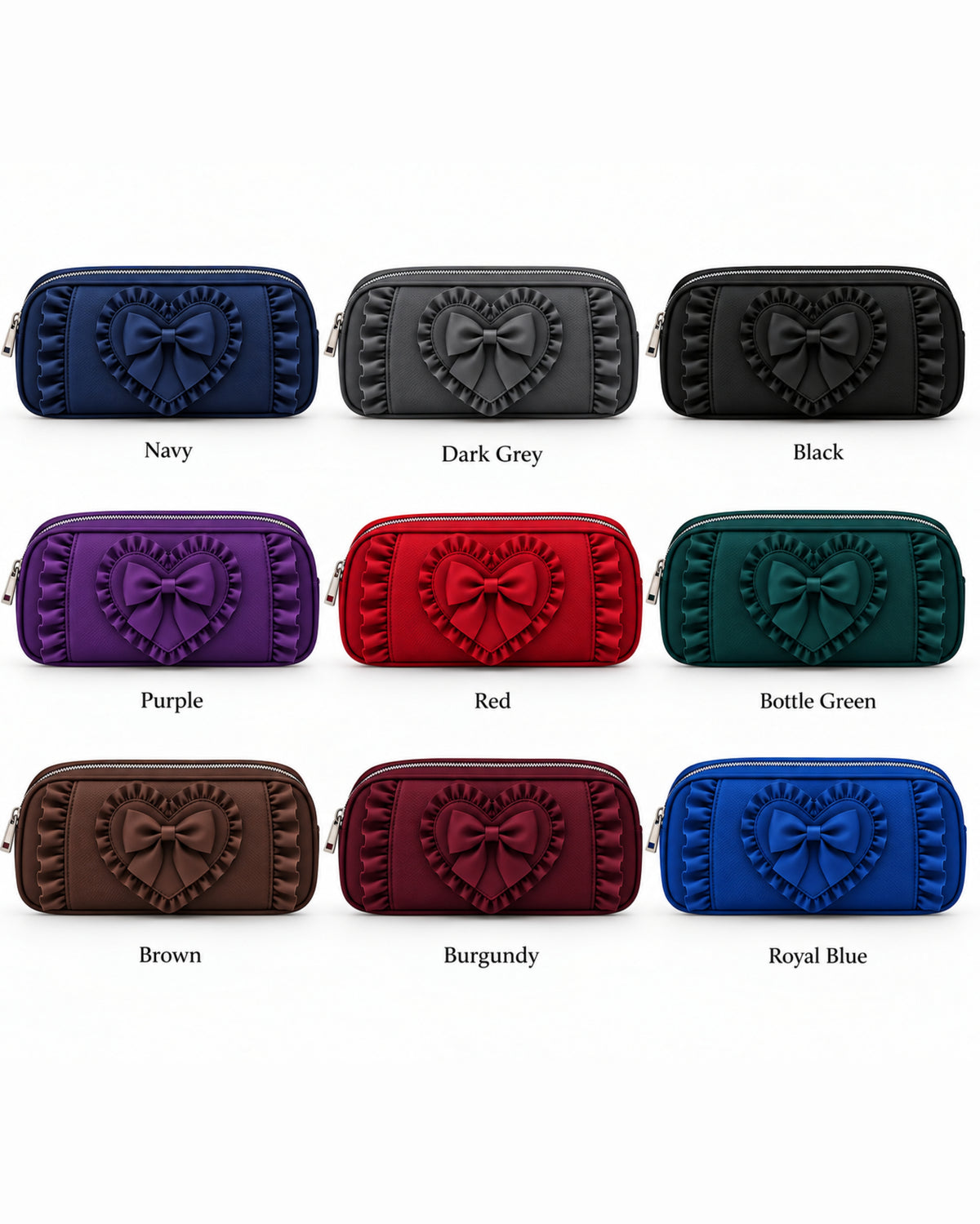 LPP SCHOOL - Frilly heart pencil case (DELIVERY FEBRUARY)