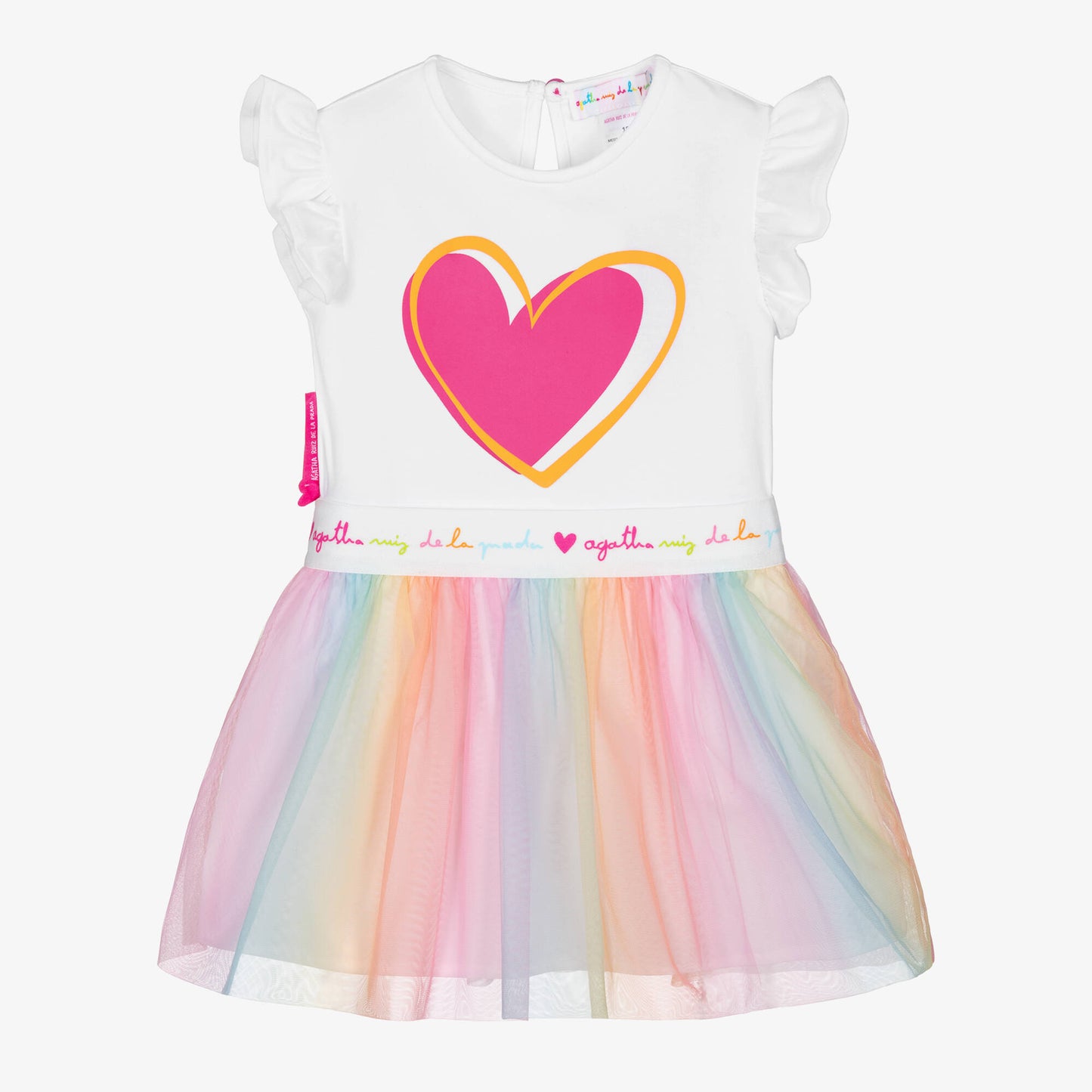 Agatha Ruiz de la Prada rainbow pastel tulle skirt set