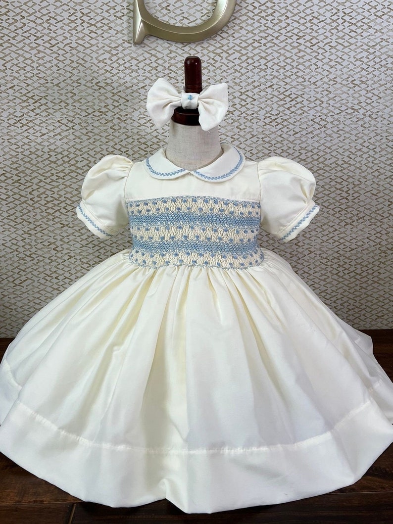 Smocked classic dress - HANDMADE IN USA 6-8WK TURNAROUND
