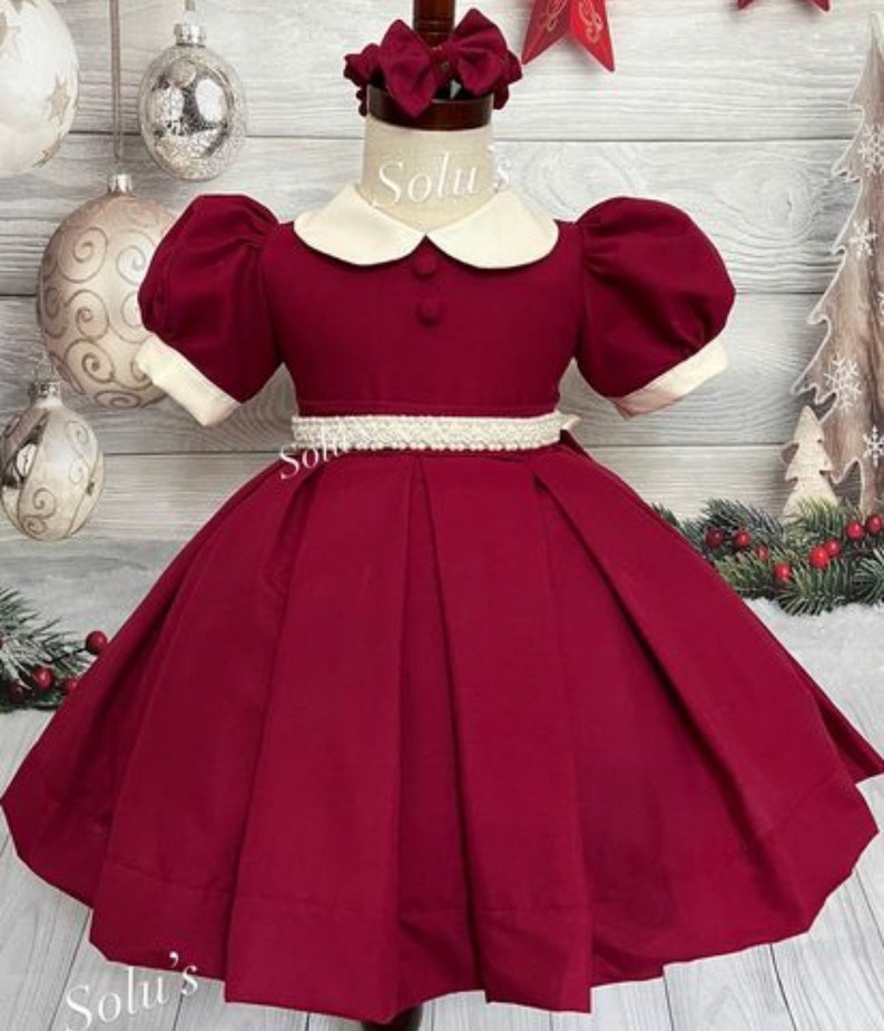 Smocked vintage style dress - HANDMADE IN USA 6-8WK TURNAROUND