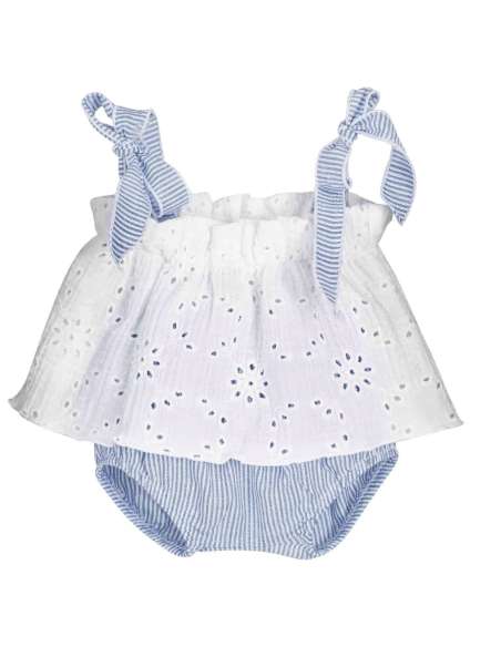 Calamaro broderie anglaise dress set - 10-14 DAYS TURNAROUND