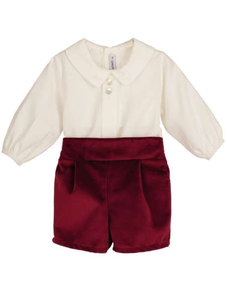 Calamaro velvet shorts set (ON ORDER - 14 DAY TURNAROUND)