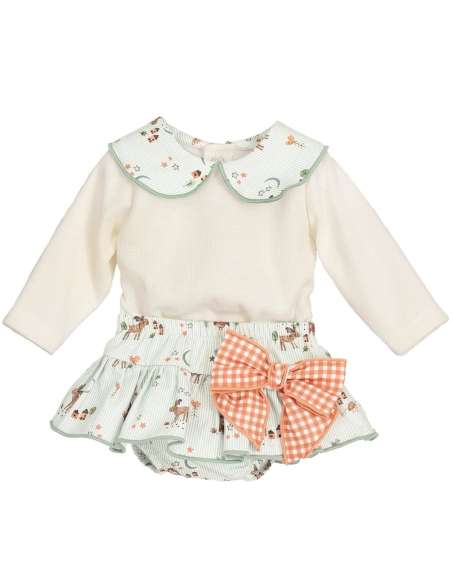 Calamaro Christmas scene jam pants set (ON ORDER - 14 DAY TURNAROUND)