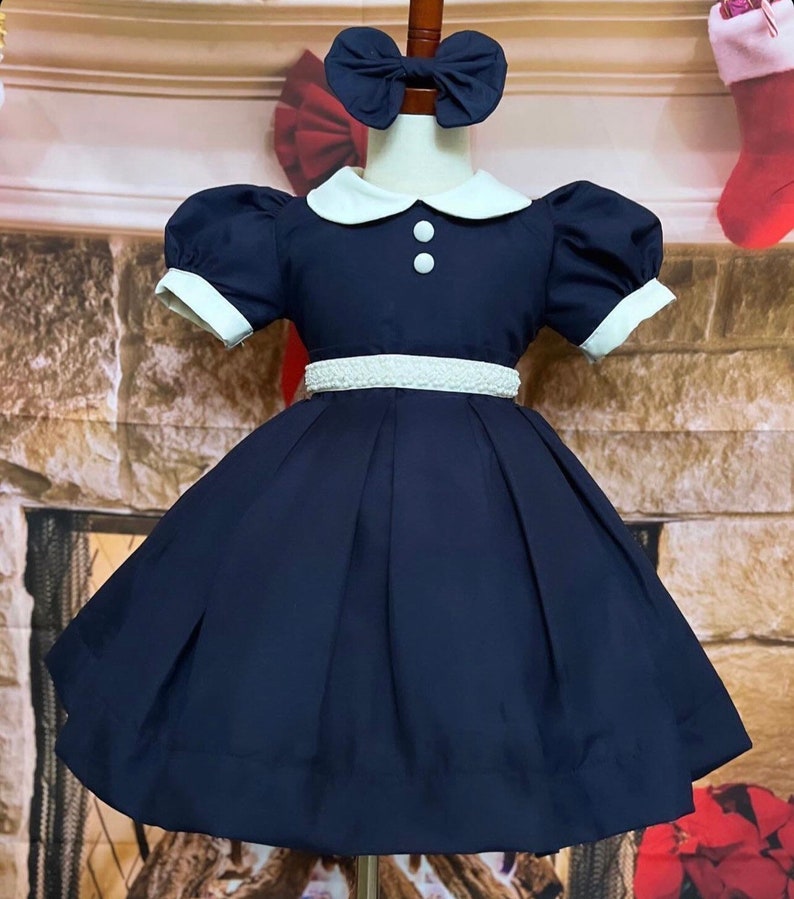 Smocked classic dress - HANDMADE IN USA 6-8WK TURNAROUND