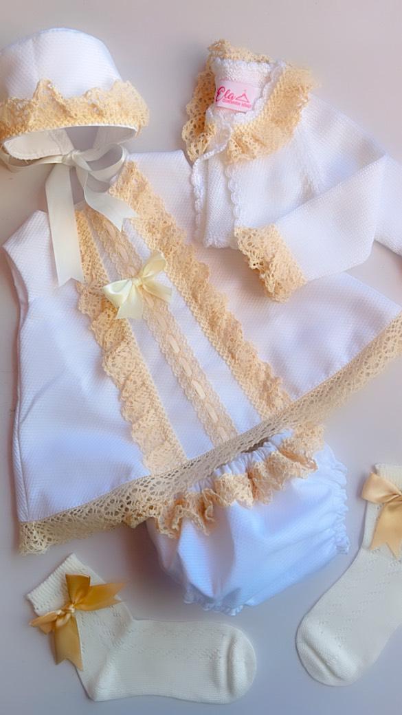 ELA DRESS & CARDIGAN SET IN STOCK