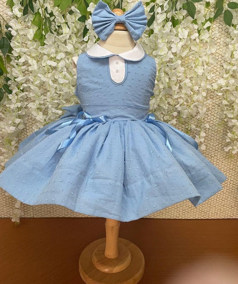 Smocked classic dress - HANDMADE IN USA 6-8WK TURNAROUND