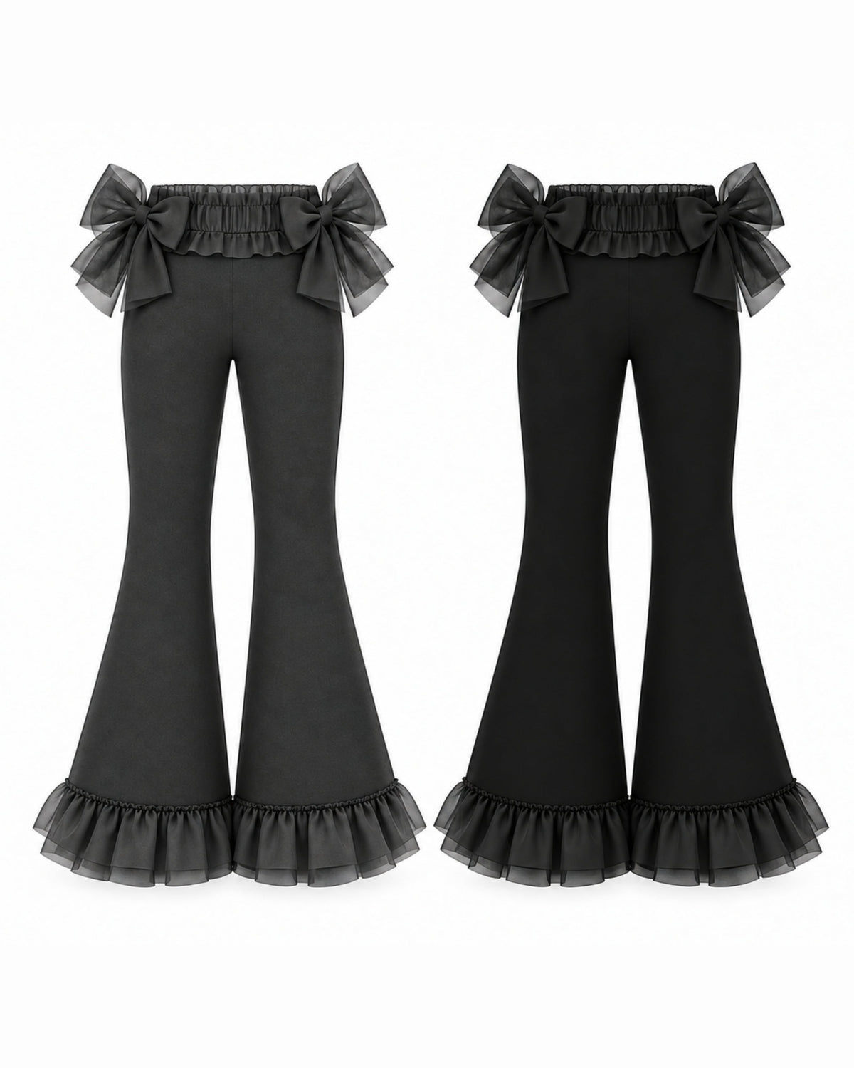 LPP SCHOOL UNIFORM - Tulle bow flared trousers (DELIVERY FEBRUARY)