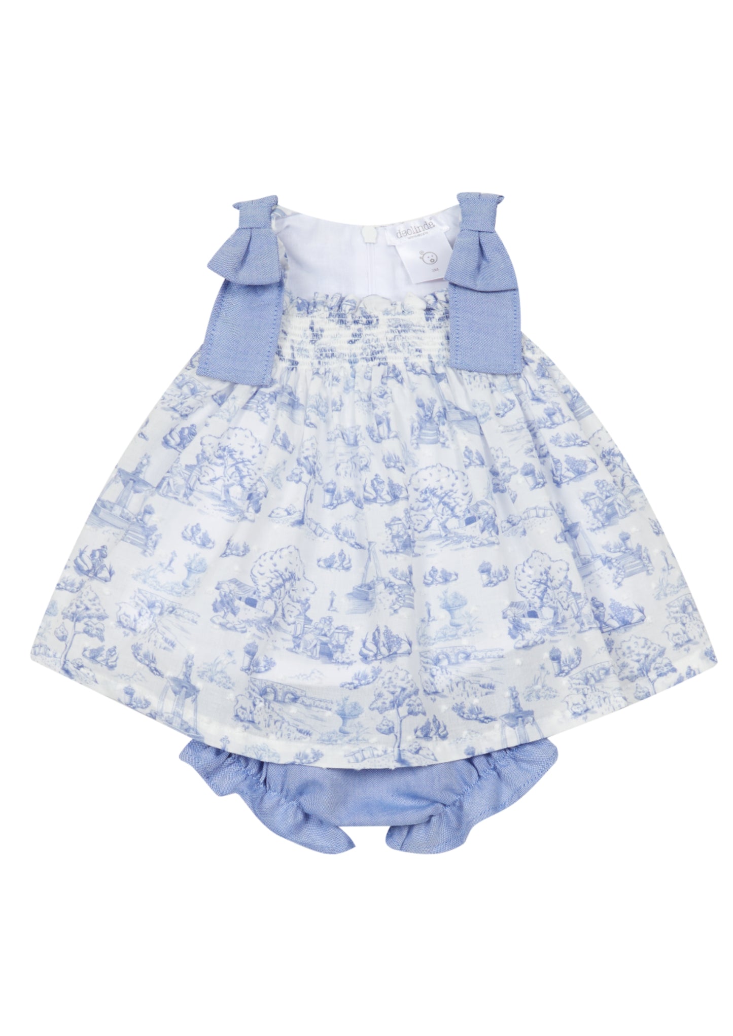 Deolinda Duoro toile baby dress