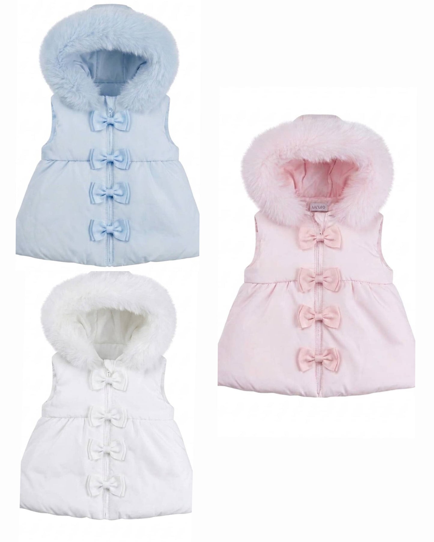 Triple bow gilet - Delivery SEPTEMBER.