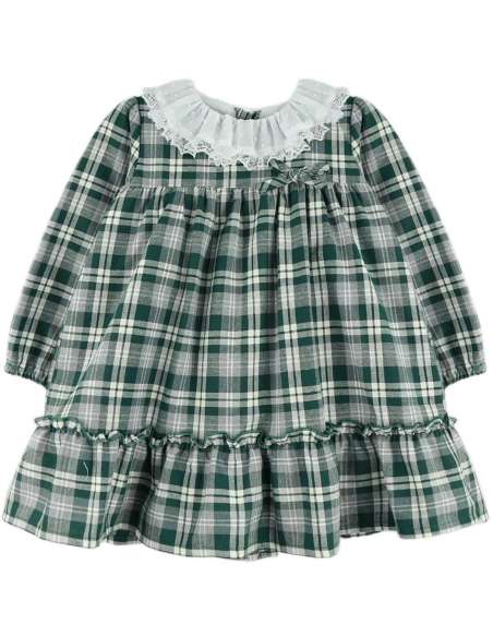Babyferr green tartan dress set - ON ORDER (2-3 weeks turnaround)