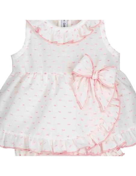 Calamaro wrap dot dress set - 10-14 DAYS TURNAROUND