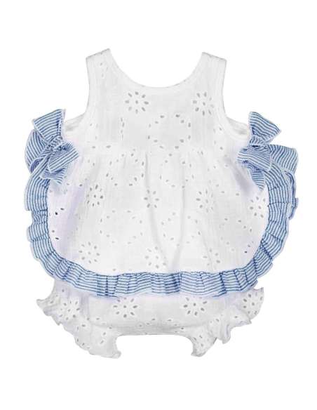 Calamaro broderie anglaise dress set - 10-14 DAYS TURNAROUND