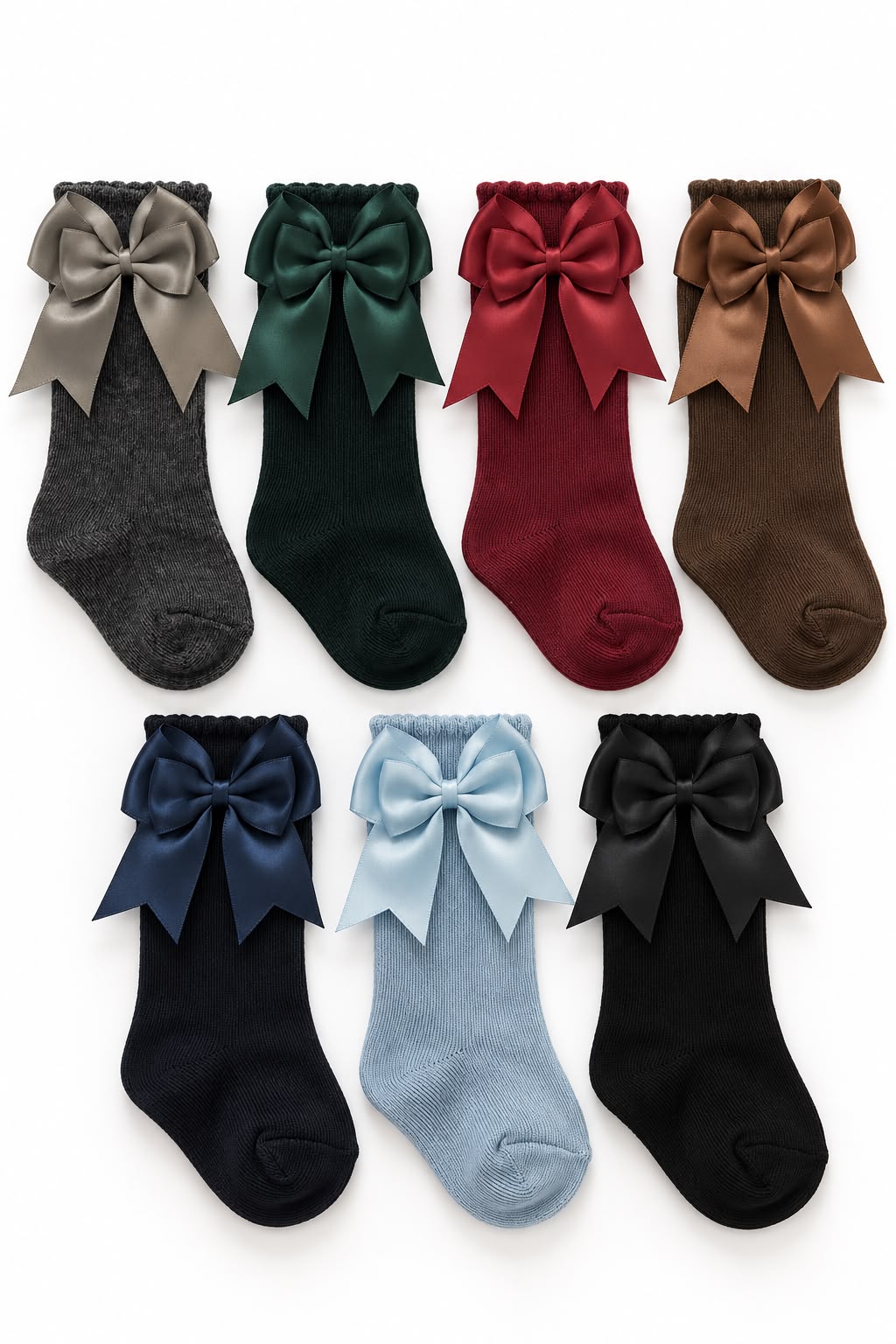 LPP SCHOOL UNIFORM - Matching knee high bow socks (DELIVERY FEBRUARY)