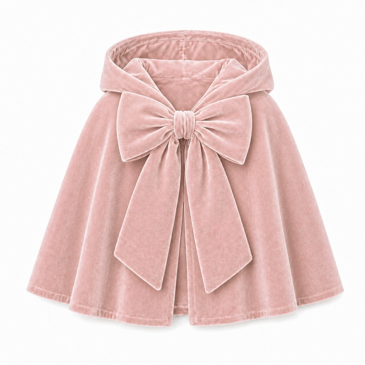 LPP EXCLUSIVE pink velvet bow cape - End November delivery