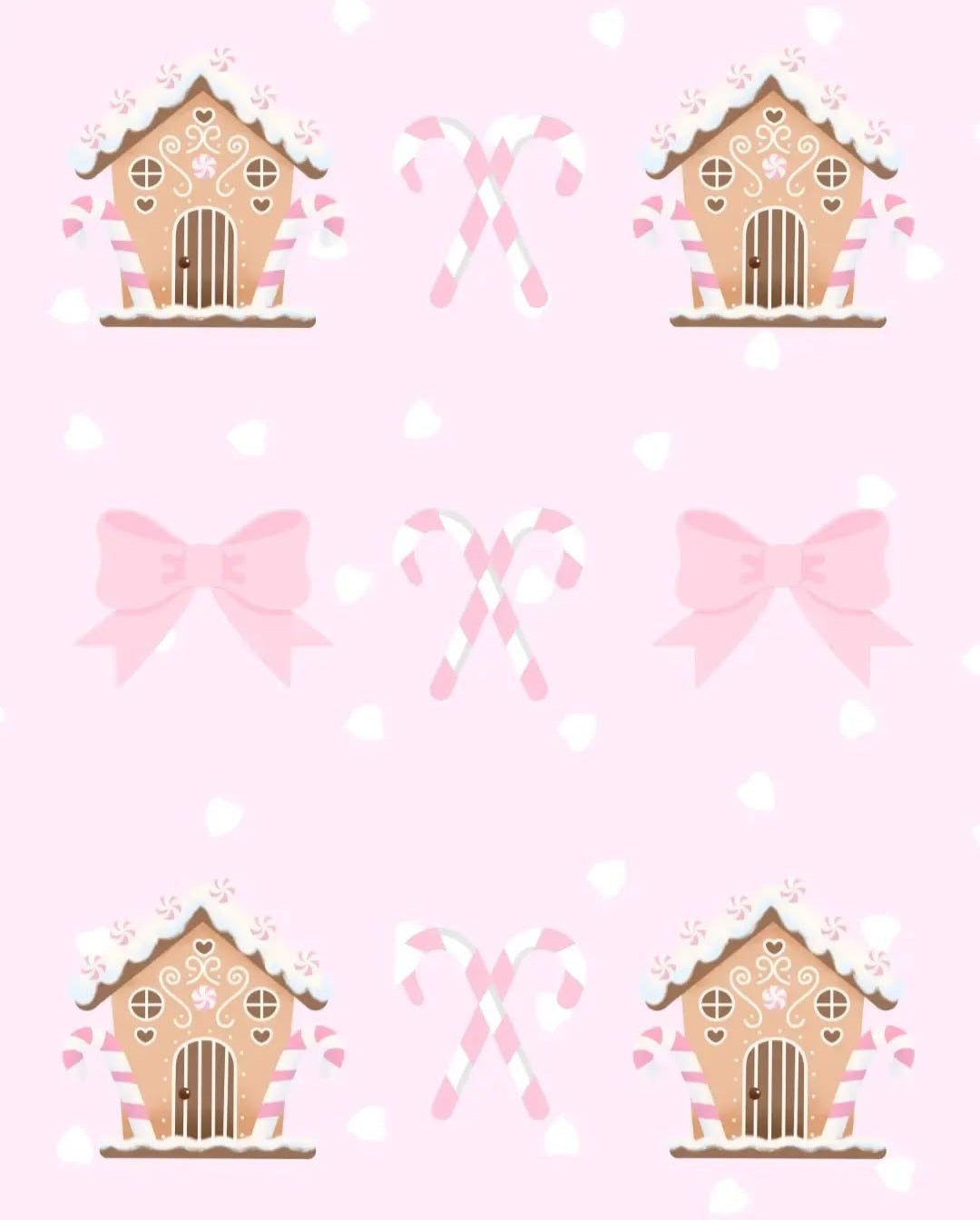 Previous years gingerbread house girls