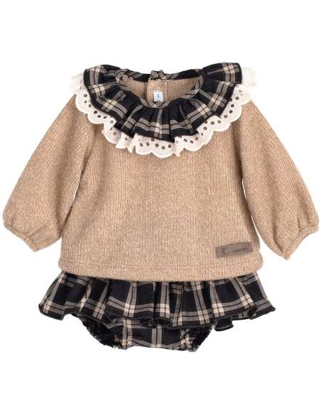 Calamaro tartan girls jam pants set (ON ORDER - 14 DAY TURNAROUND)