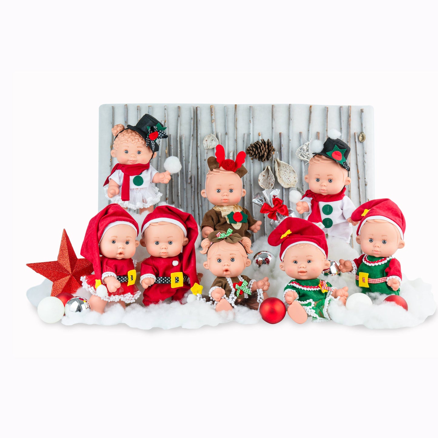 Christmas Vanilla Scented pepote dolls