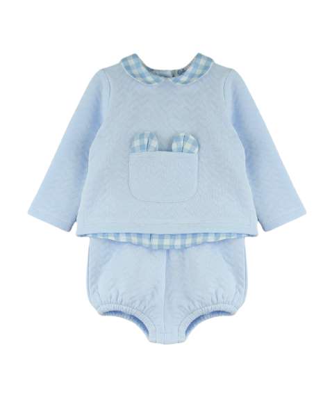 Dulce de fresa blue teddy bear set - 2-3 weeks turnaround