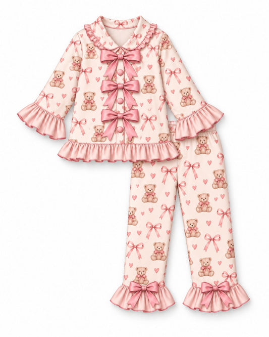 LPP VALENTINES COLLECTION - Girls bear pyjamas (DELIVERY JANUARY)