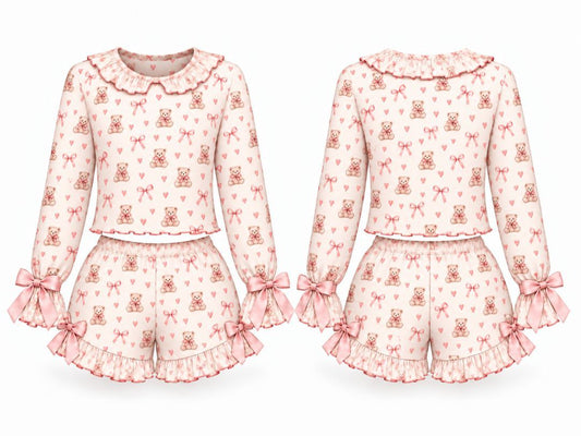 LPP VALENTINES COLLECTION - Womens bear pyjamas (DELIVERY JANUARY)