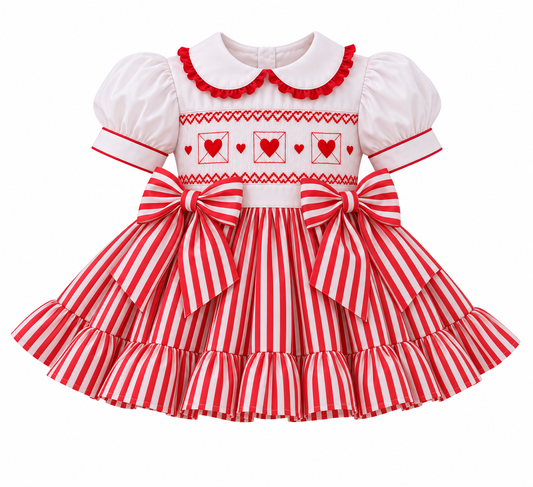 LPP VALENTINES COLLECTION - Love letters smock dress (DELIVERY JANUARY)