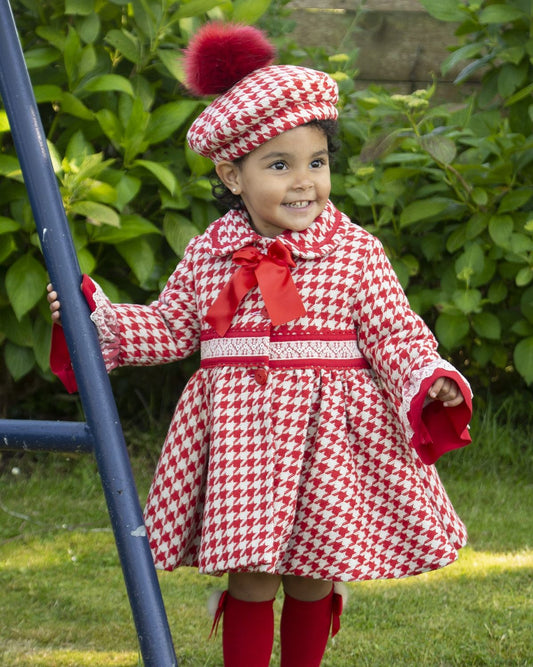 SONATA PREORDER (4-6wk turnaround) - Red check A-Line dress IN24-31