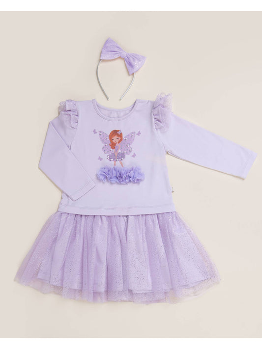 Caramelo Tulle Fairy Sparkle Dress - (ON ORDER 10 DAY DELIVERY)