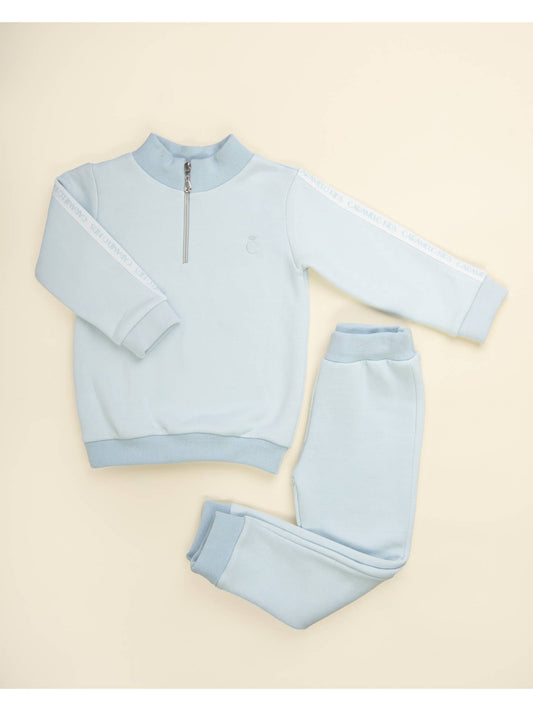 Caramelo Blue Quarter Zip Tracksuit
- (ON ORDER 10 DAY DELIVERY)