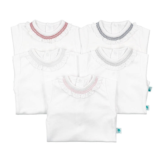 Smocked collar vests (HANDMADE IN PORTUGAL 10-14 DAY TURNAROUND)