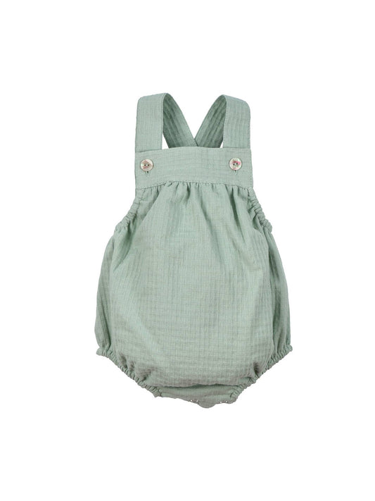 Sage dungarees (HANDMADE IN PORTUGAL 10-14 DAY TURNAROUND)