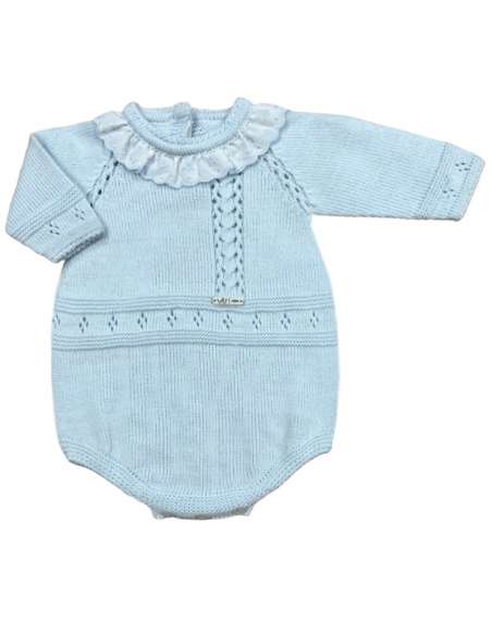 Visi blue knit romper - 2-3 weeks turnaround