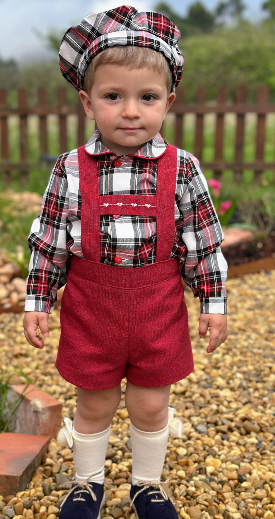 SONATA PREORDER (4-6wk turnaround) - Check boys H-bar set IN25-07