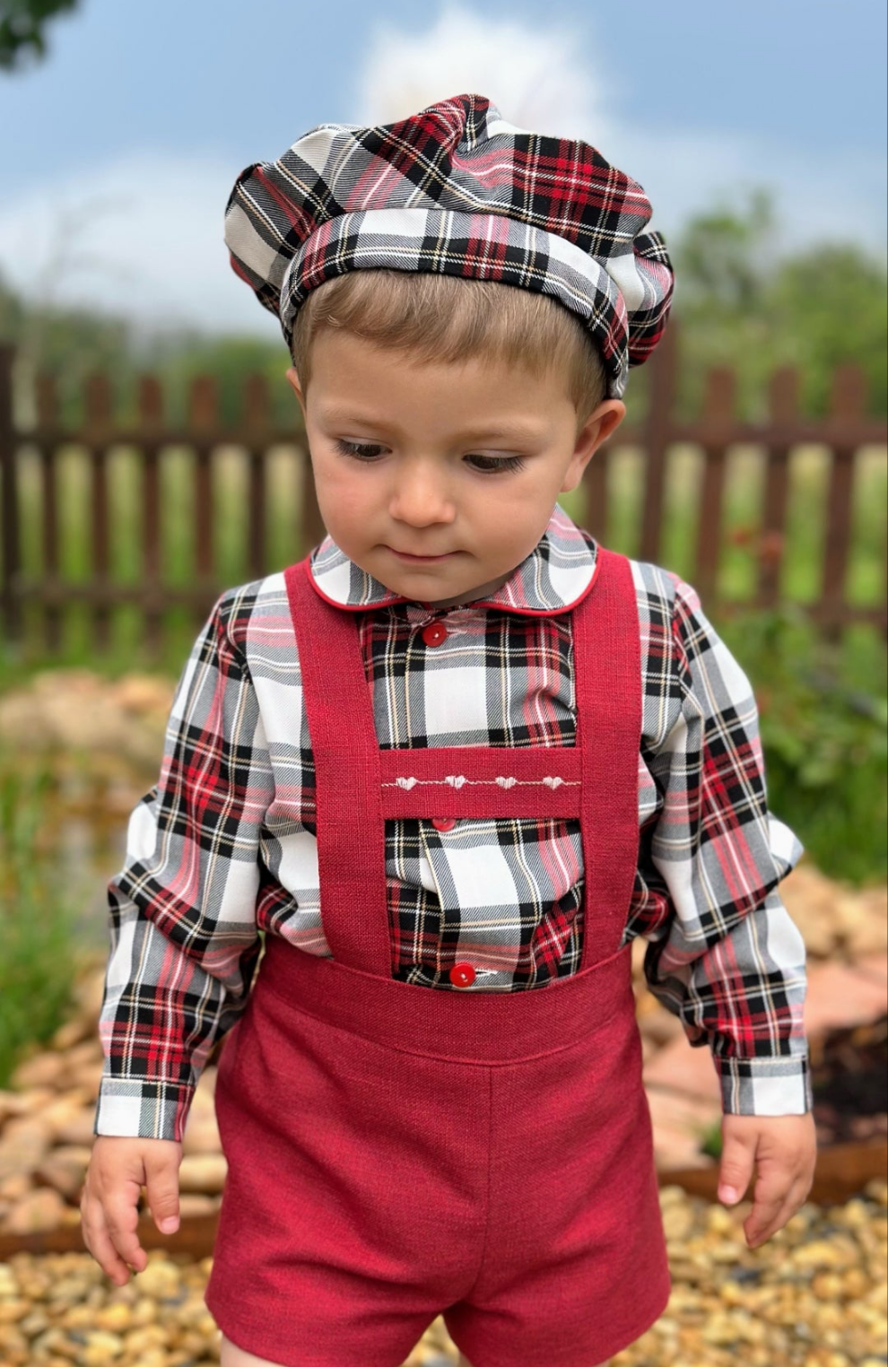 SONATA PREORDER (4-6wk turnaround) - Check boys H-bar set IN25-07